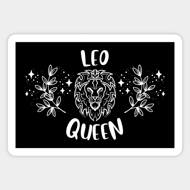 Leo Queen Magnet by teresawingarts